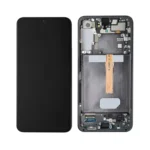 Samsung Galaxy S22 PLUS (S906) / S906 – дисплей с тъч, с рамка, черен цвят