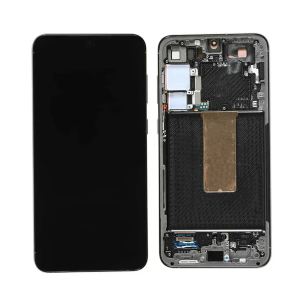 Samsung Galaxy S23 PLUS (S916) / S916 – дисплей с тъч, с рамка, черен цвят