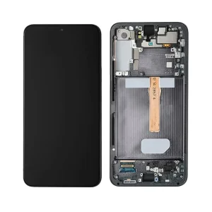 Samsung Galaxy S22 PLUS (S906) / S906 – дисплей с тъч, с рамка, черен цвят