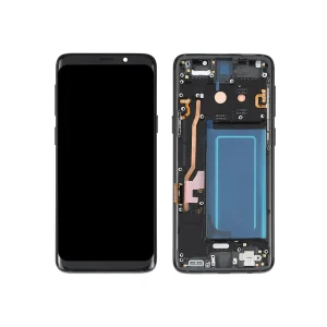 Samsung Galaxy S9 (G960) – дисплей с тъч, с рамка, черен цвят